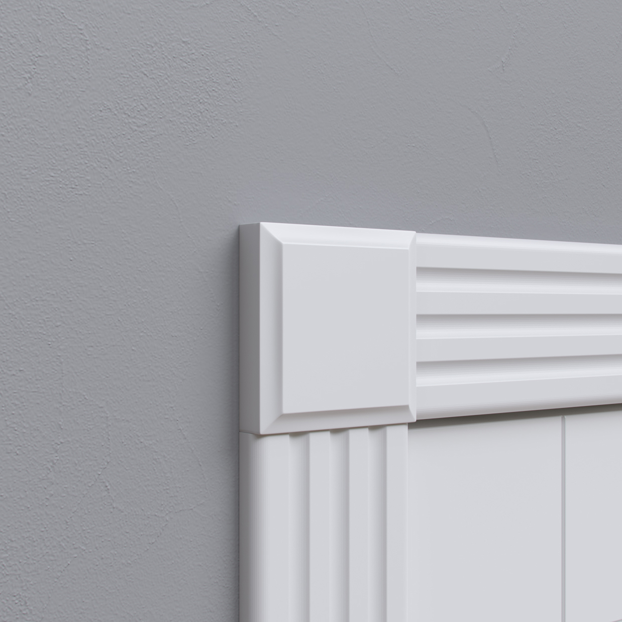 Дверной декор верхний под покраску Madest Decor TD06